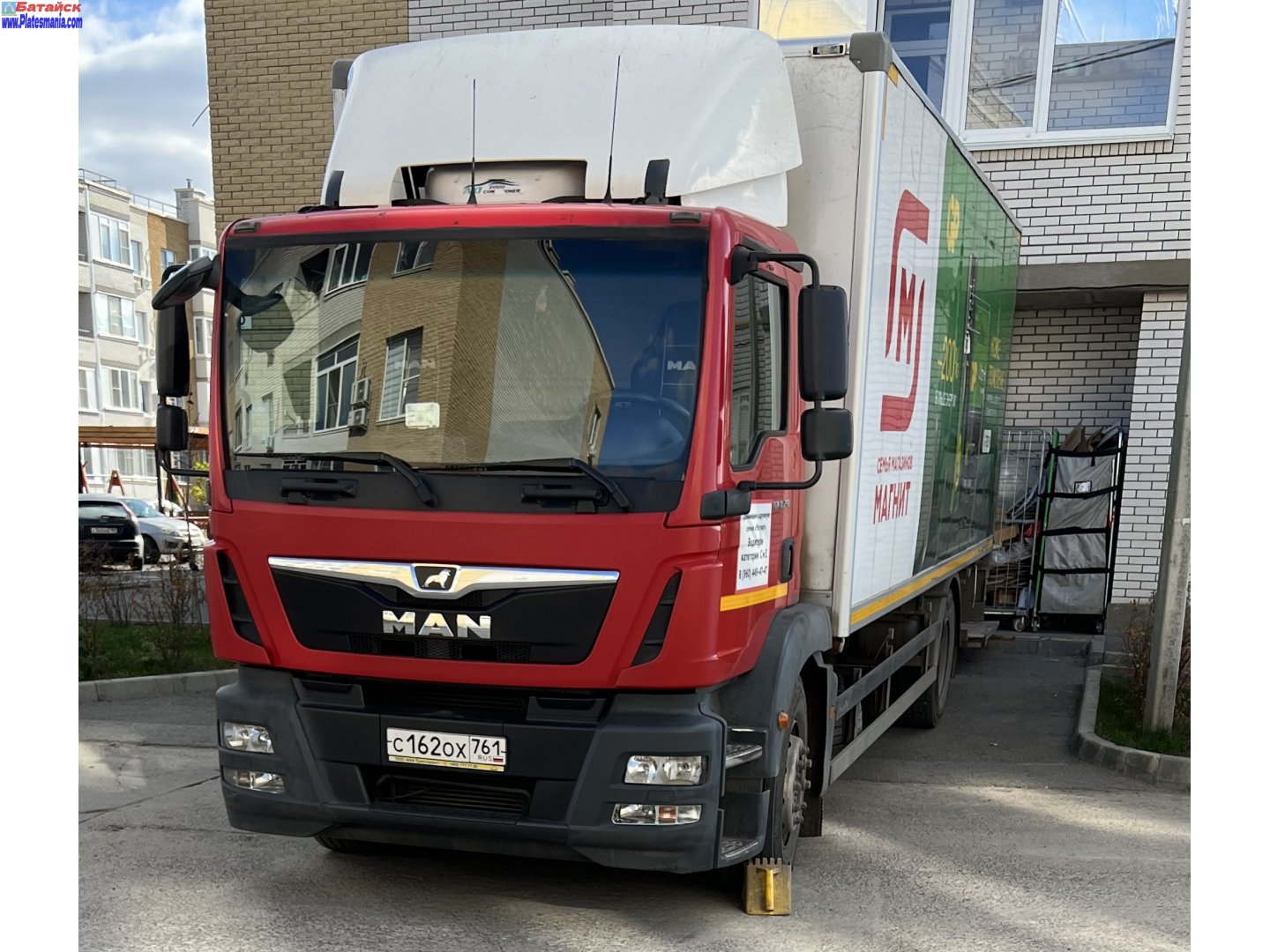 с 162 ох 761, MAN TGM 