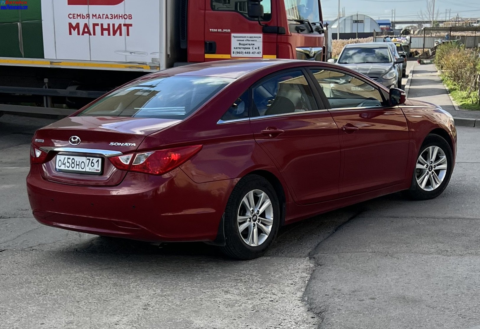 о 458 но 761, Hyundai Sonata 6th gen (YF), 2009–2015
