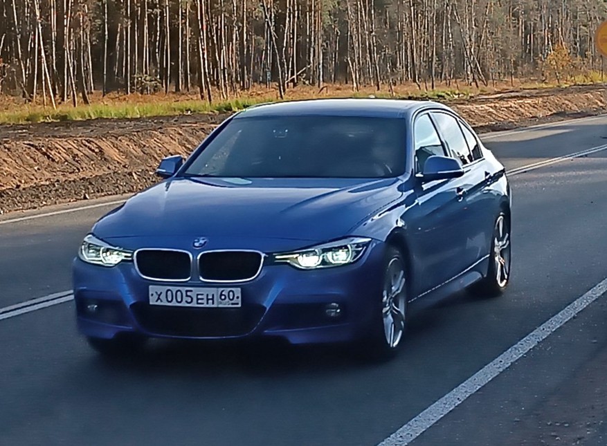 х 005 ен 60, BMW 3 Series 6th gen Sedan (F30/F35), 2011–2019