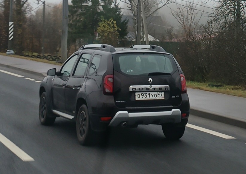 в 931 уо 47, Renault Duster 1st gen (HS/H79), facelift, 2015–2021