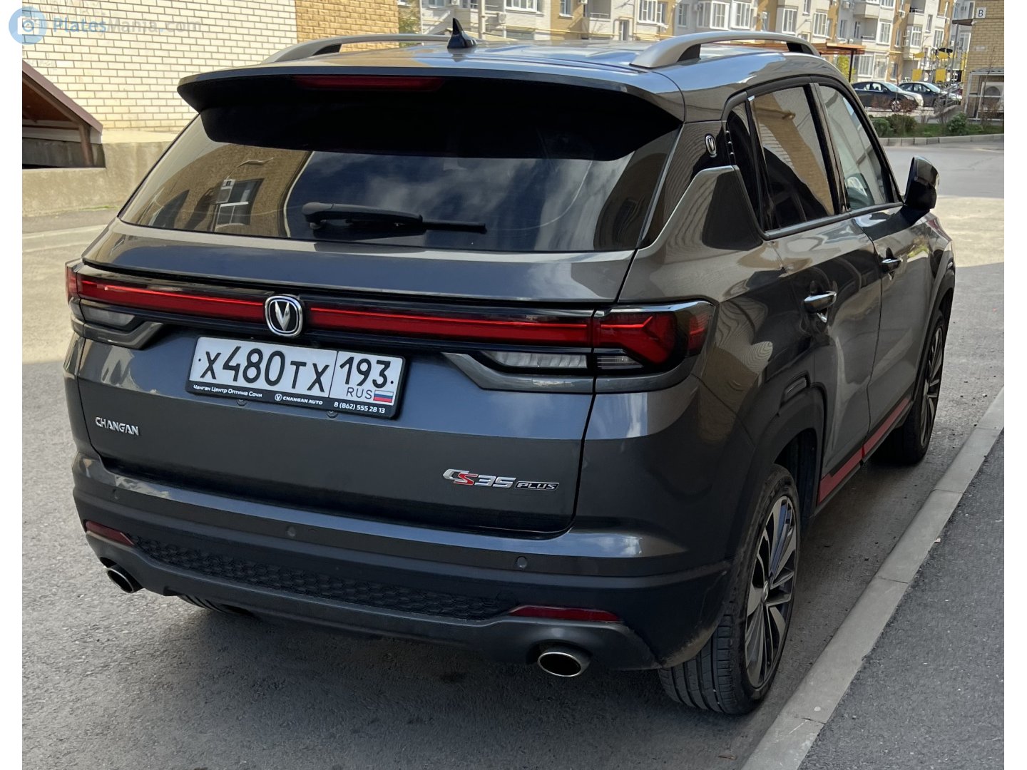 х 480 тх 193, Changan (Chana) CS35 