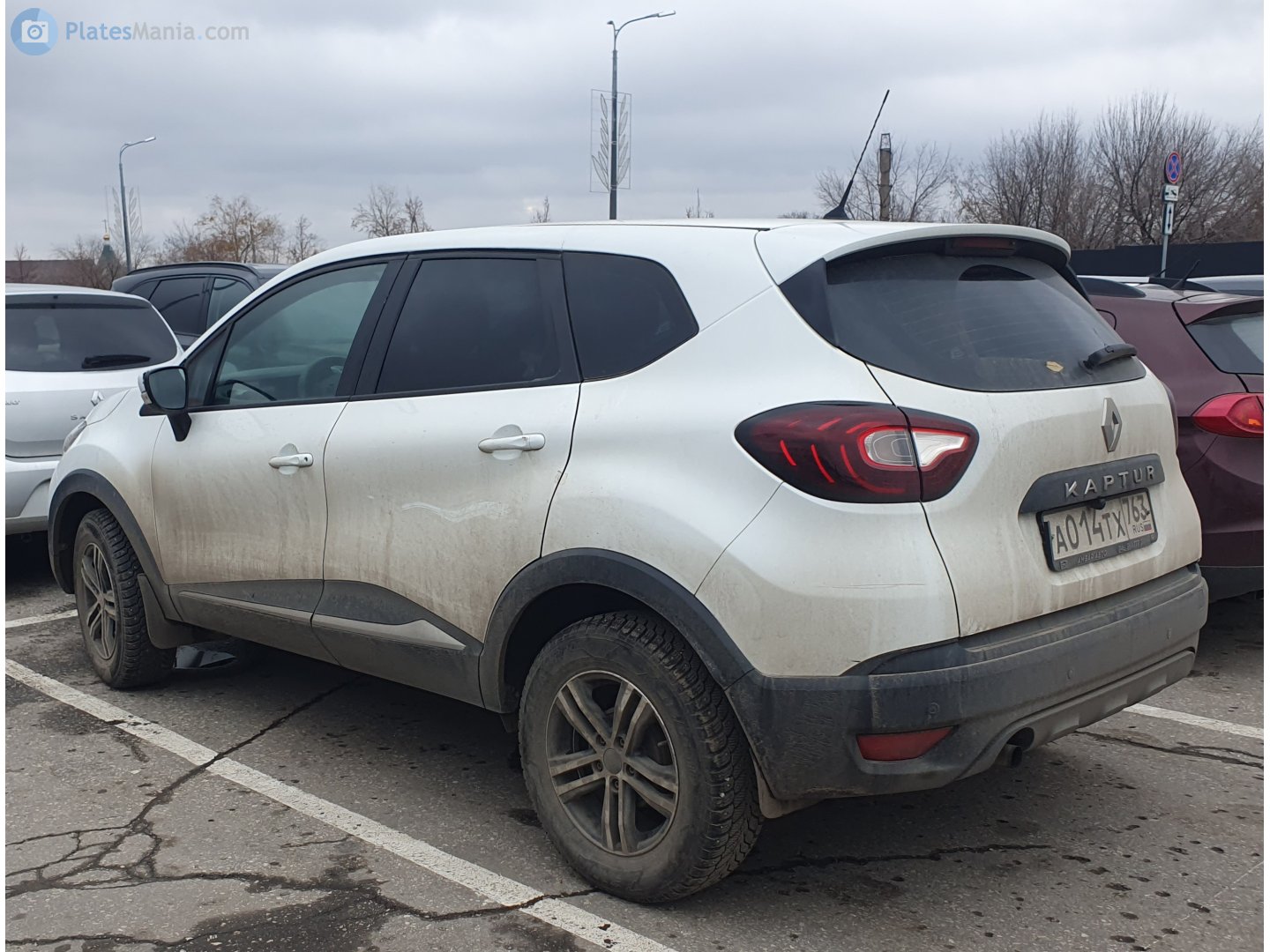 а 014 тх 763, Renault Kaptur 1st gen (HHA), 2016–2022