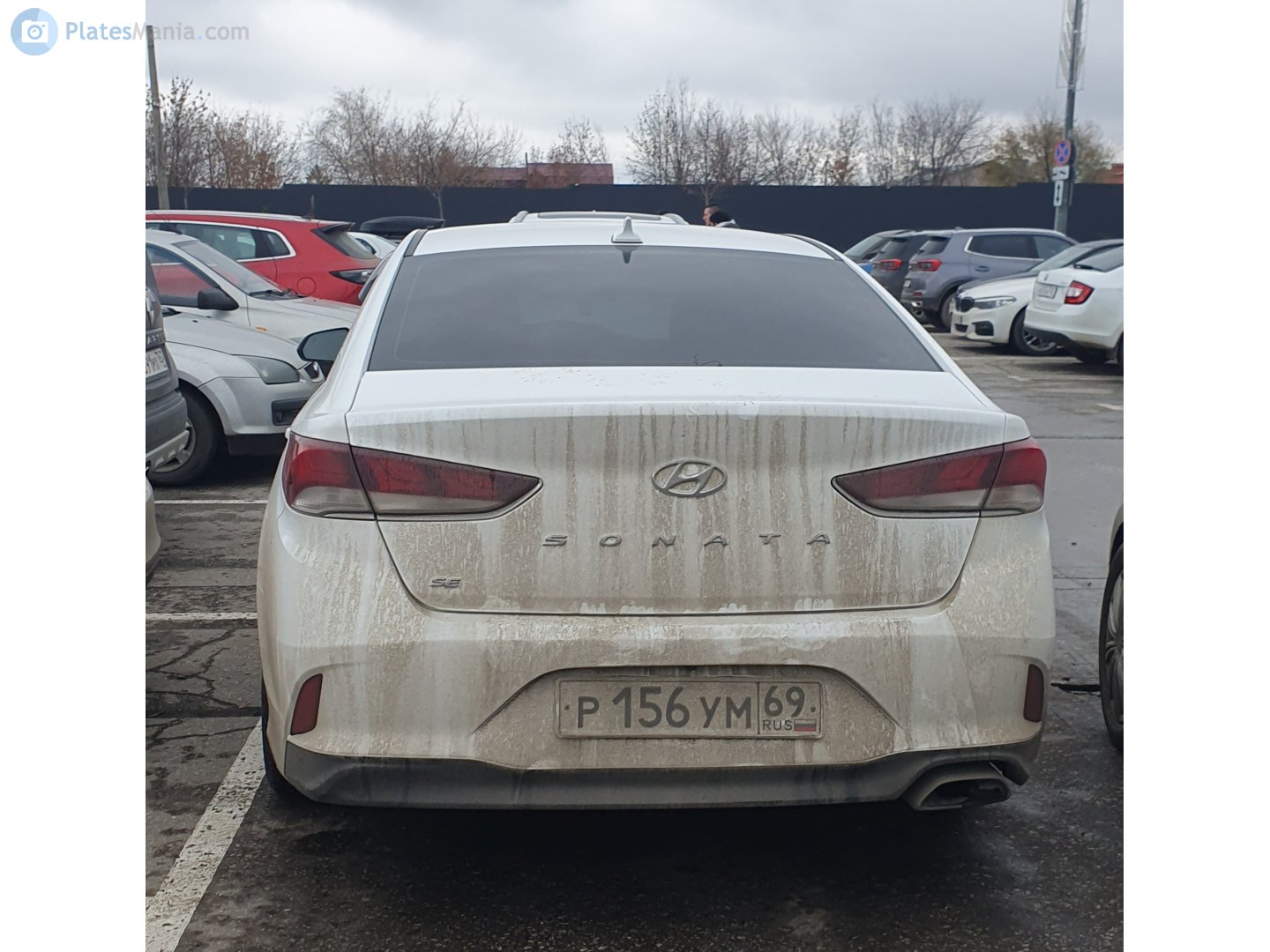 р 156 ум 69, Hyundai Sonata 7th gen (LF), facelift, 2017–2019