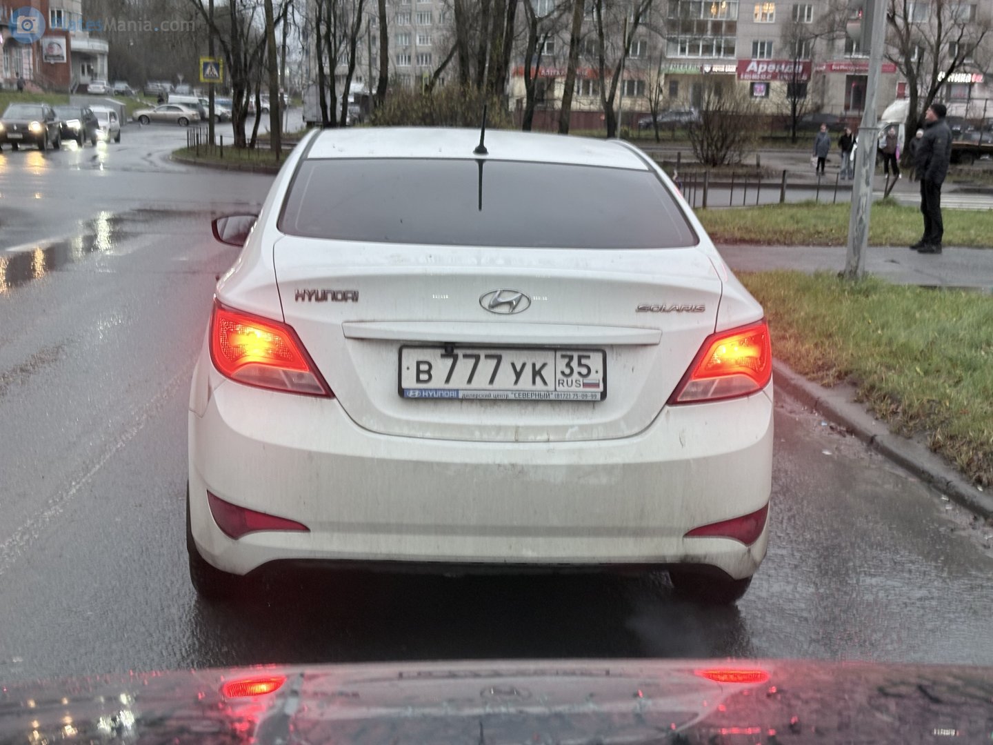 в 777 ук 35, Hyundai Solaris 1st gen Sedan (RB), 2011–2014