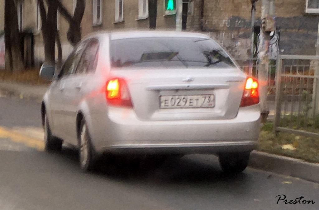 е 029 ет 73, Chevrolet Lacetti 1st gen Sedan (J200), 2004­–2012 (–2024 for UZ-market)