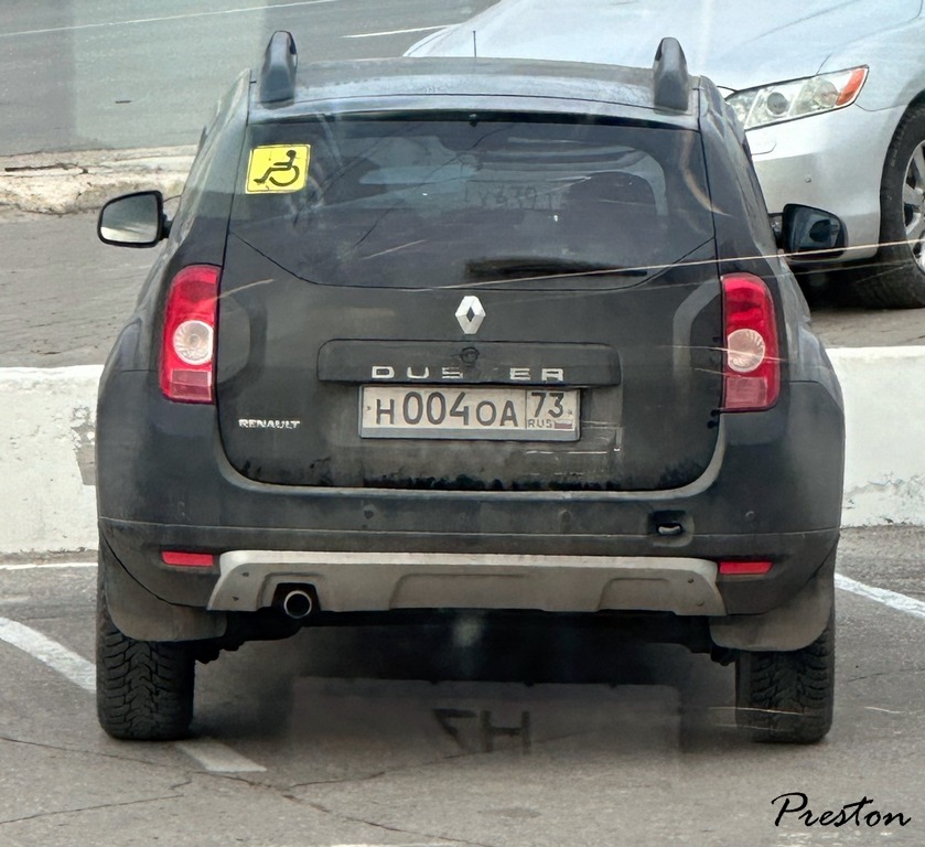 н 004 оа 73, Renault Duster 1st gen (HS/H79), 2010–2015