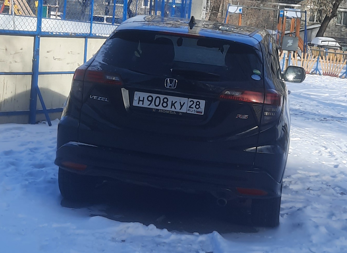 н 908 ку 28, Honda Vezel 1st gen (RU), 2013–2021