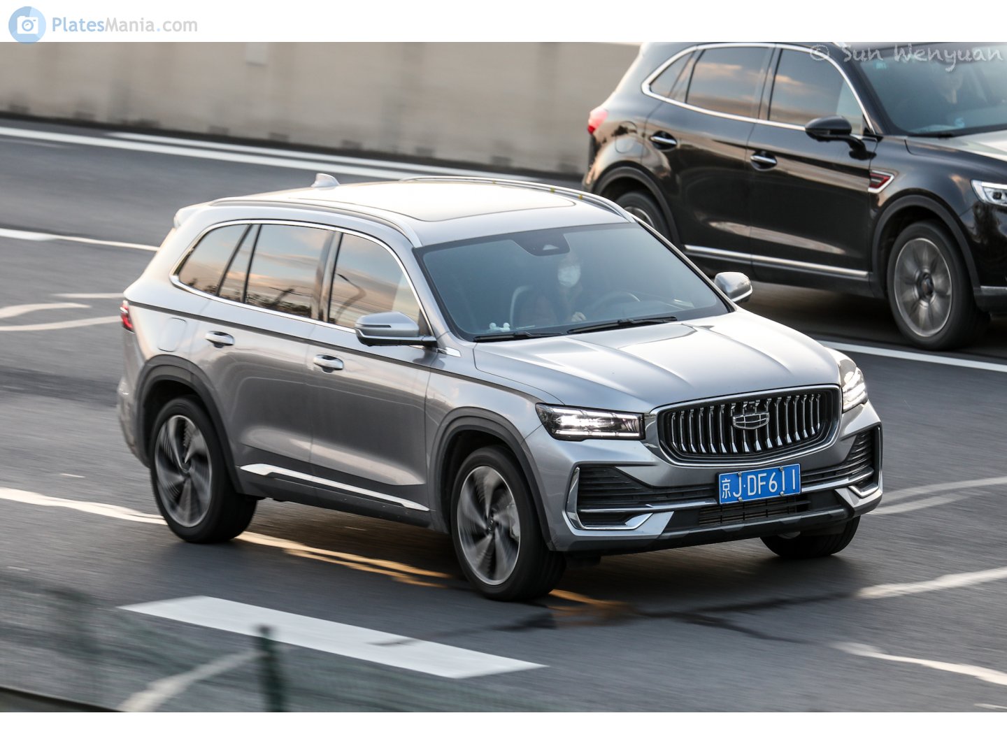 京J·DF611, Geely Xingyue 1st gen Monjaro/L SUV (KX11), 2021­–