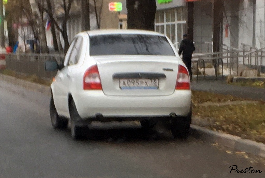 а 095 рх 73, Lada (VAZ) 1118 Kalina 