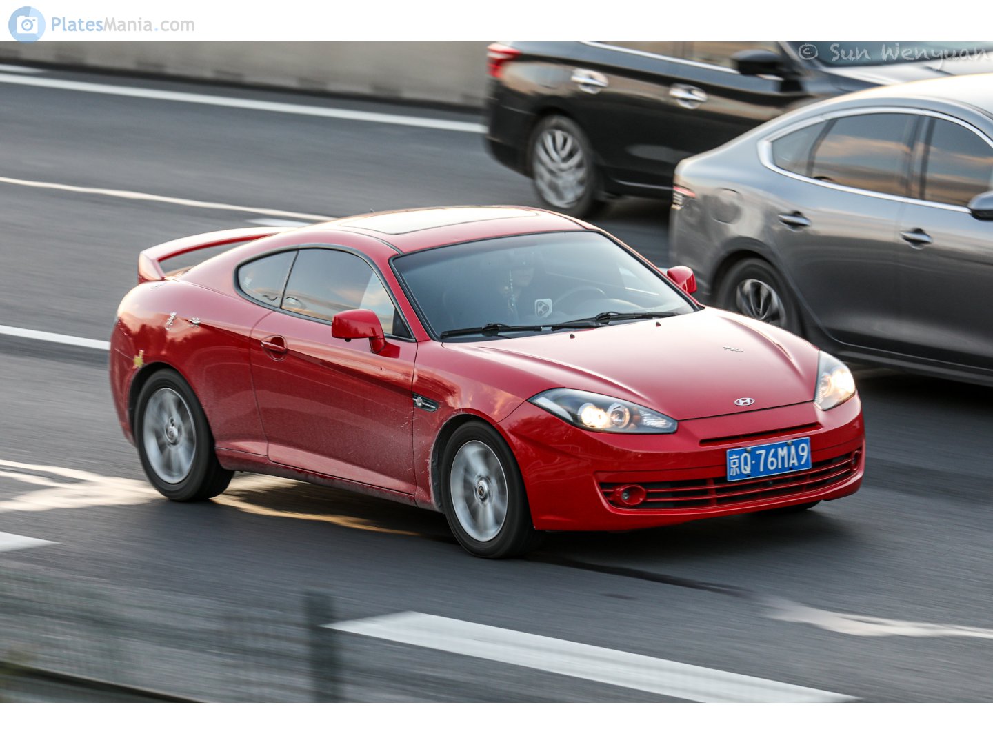 京Q·76MA9, Hyundai Coupé 2nd gen (GK), facelift, 2007–2009