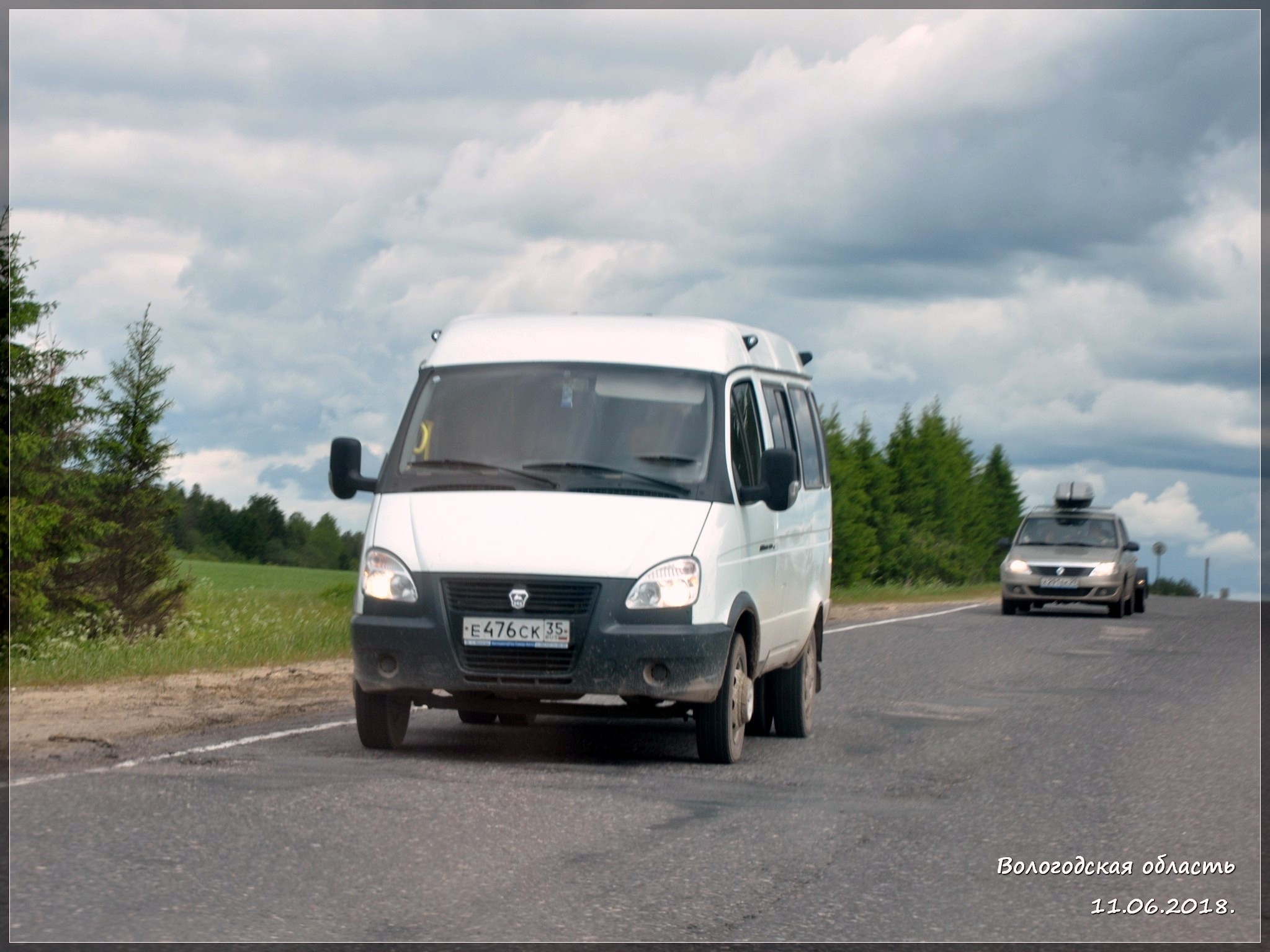 е 476 ск 35, GAZ 3221 ГАЗель 2-3221 Minibus, facelift, 2003–