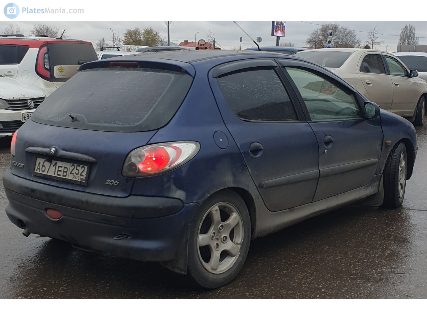 а 671 ев 252, Peugeot 206 