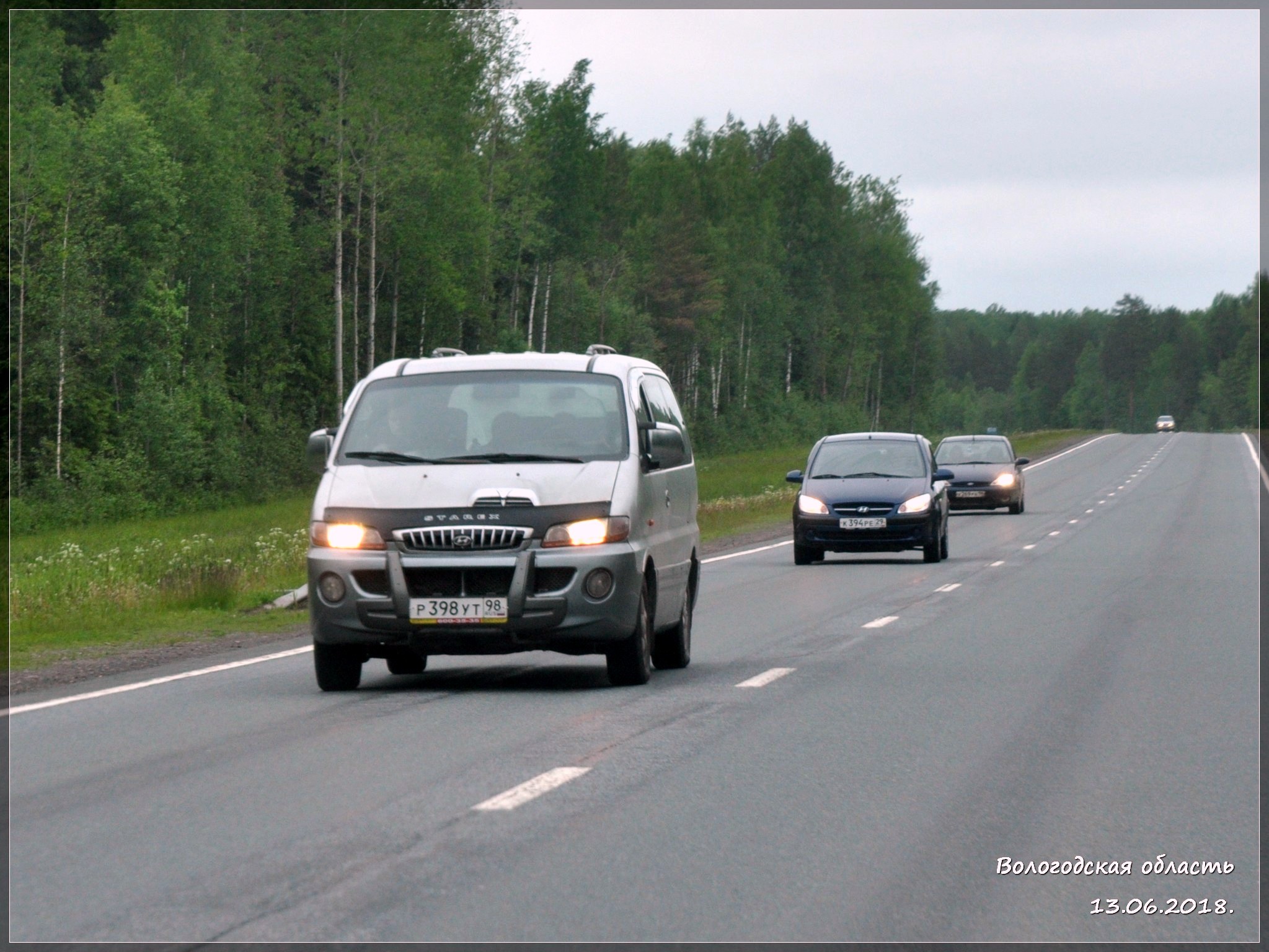 р 398 ут 98, Hyundai Starex 1st gen (A1), facelift, 2005–2007