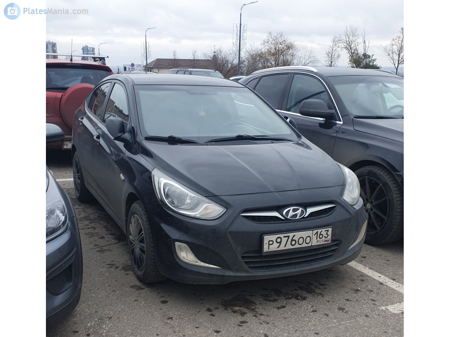 р 976 оо 163, Hyundai Solaris 1st gen Sedan (RB), 2011–2014