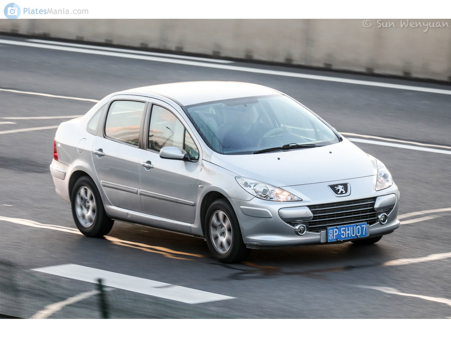 京P·5HU07, Peugeot 307 1st gen Sedan (T5/T6; LATAM- and CN-market), 2004–2014