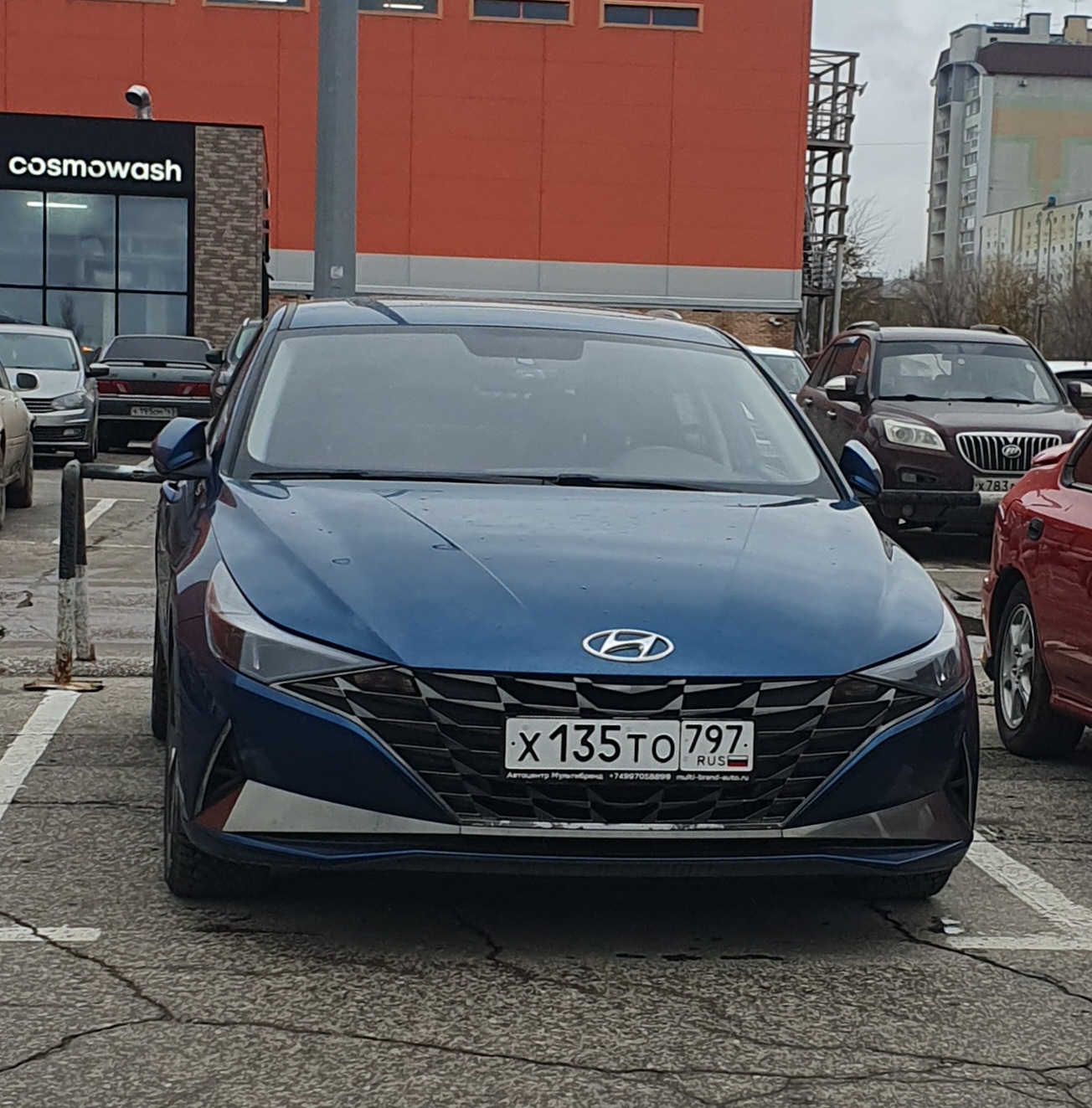 х 135 то 797, Hyundai Elantra 