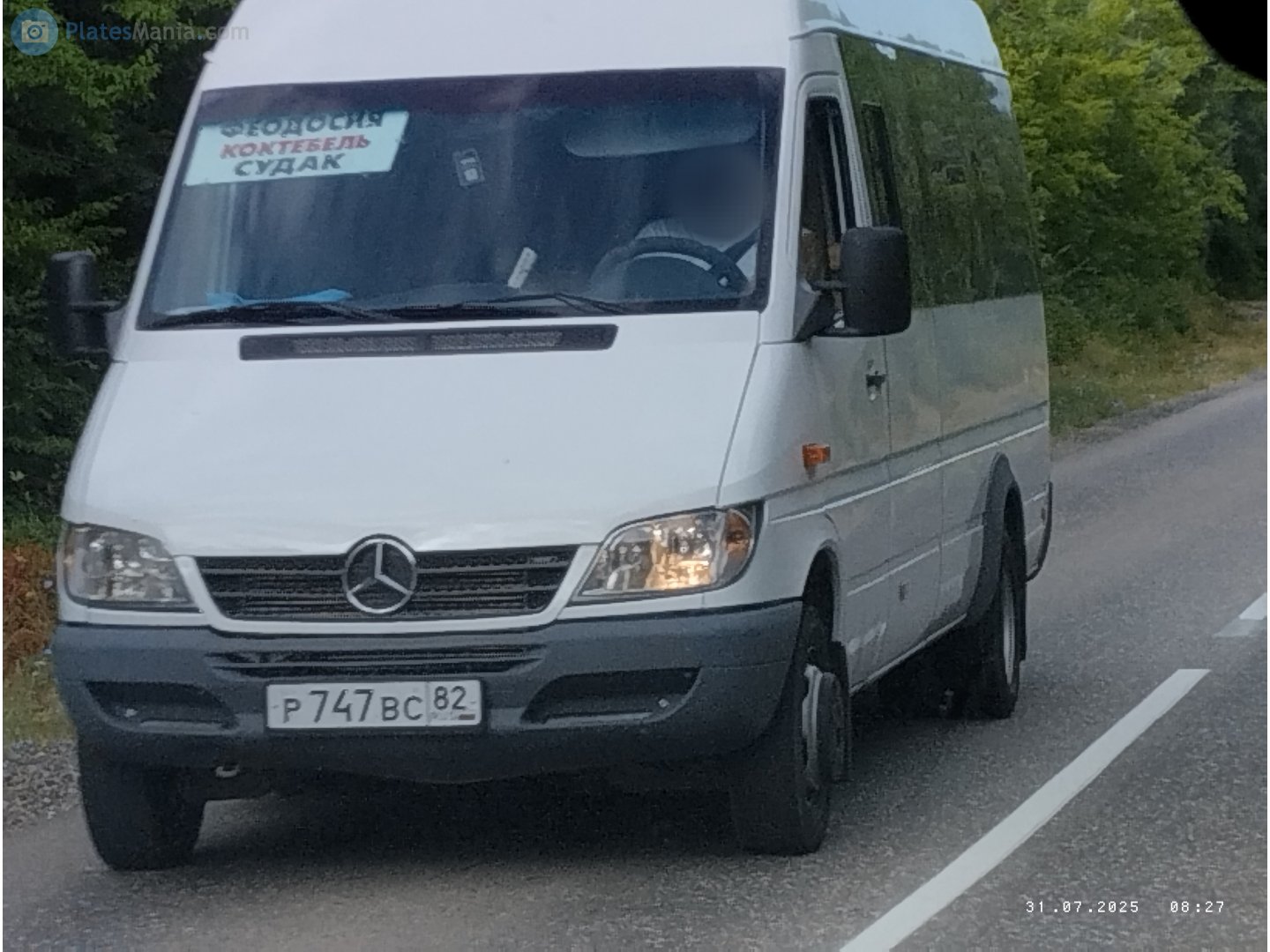 р 747 вс 82, Mercedes-Benz Sprinter 1st gen (Classic) (W901–905), facelift, 2000–2006 (2013–2018 for CIS-market)