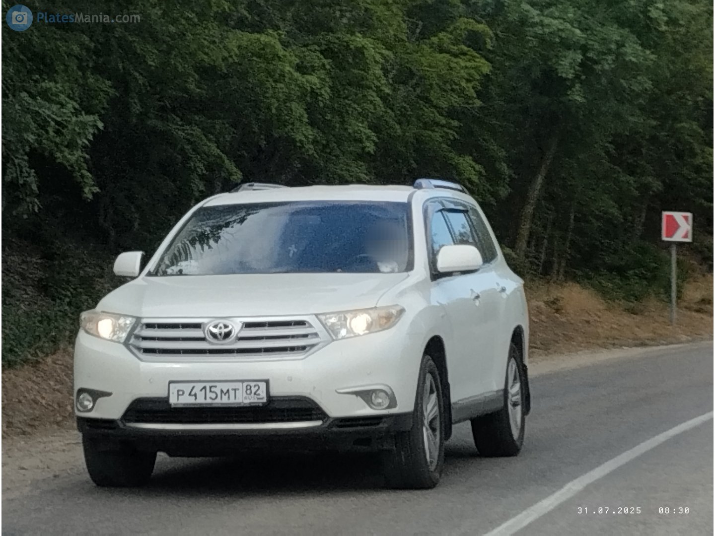 р 415 мт 82, Toyota Highlander 
