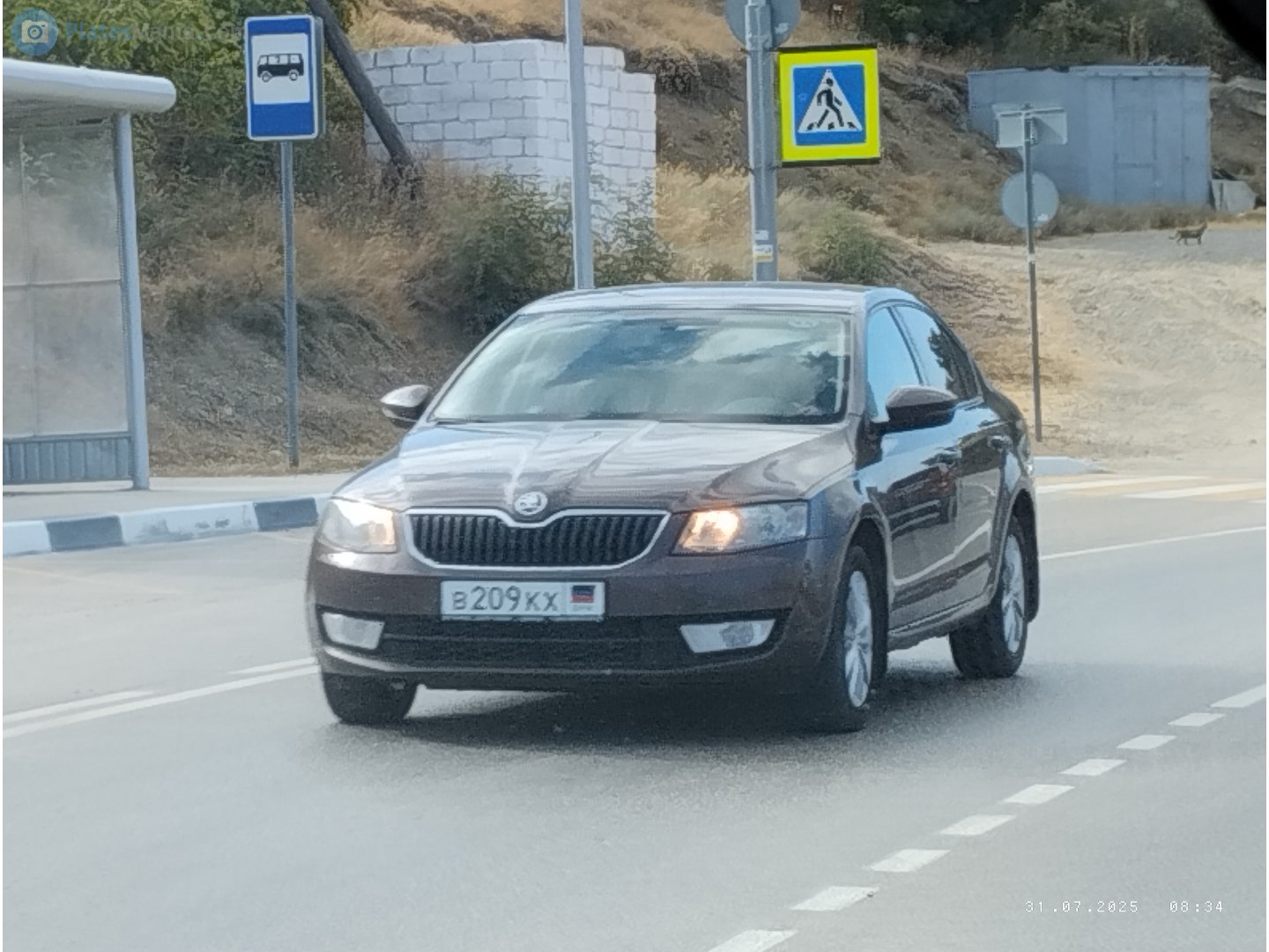 в 209 кх, Skoda Octavia 