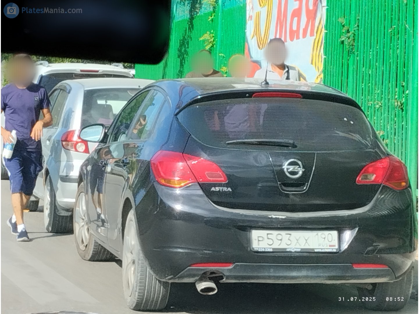 р 593 хх 190, Opel Astra 