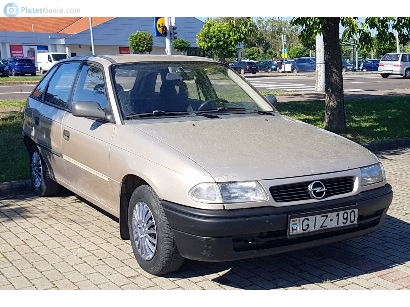 GIZ-190, Opel Astra 1st gen 5-door Hatch (F; T92), 1991–1998 (–2002 for Eastern Europe)