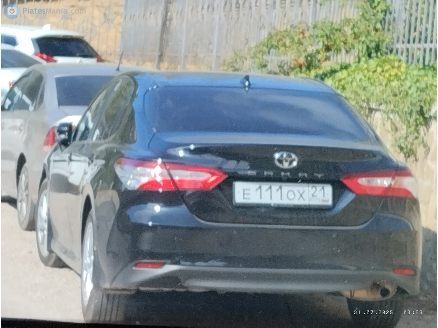 е 111 ох 21, Toyota Camry 8th gen (XV70), 2017–