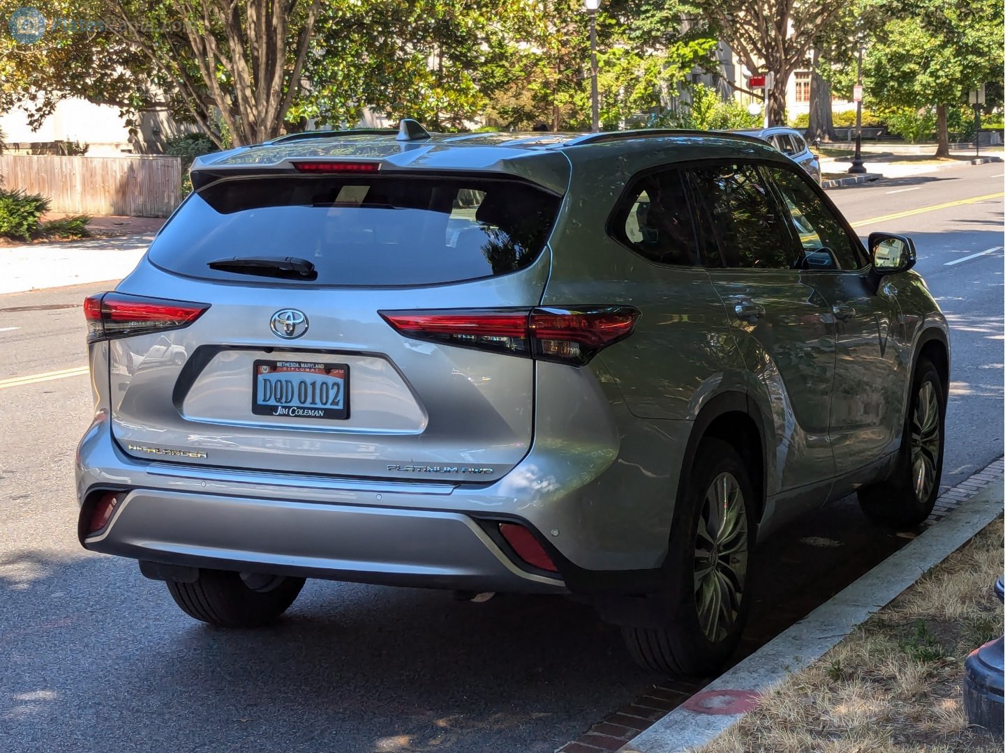 DQD 0102, Toyota Highlander 4th gen (XU70), 2019–