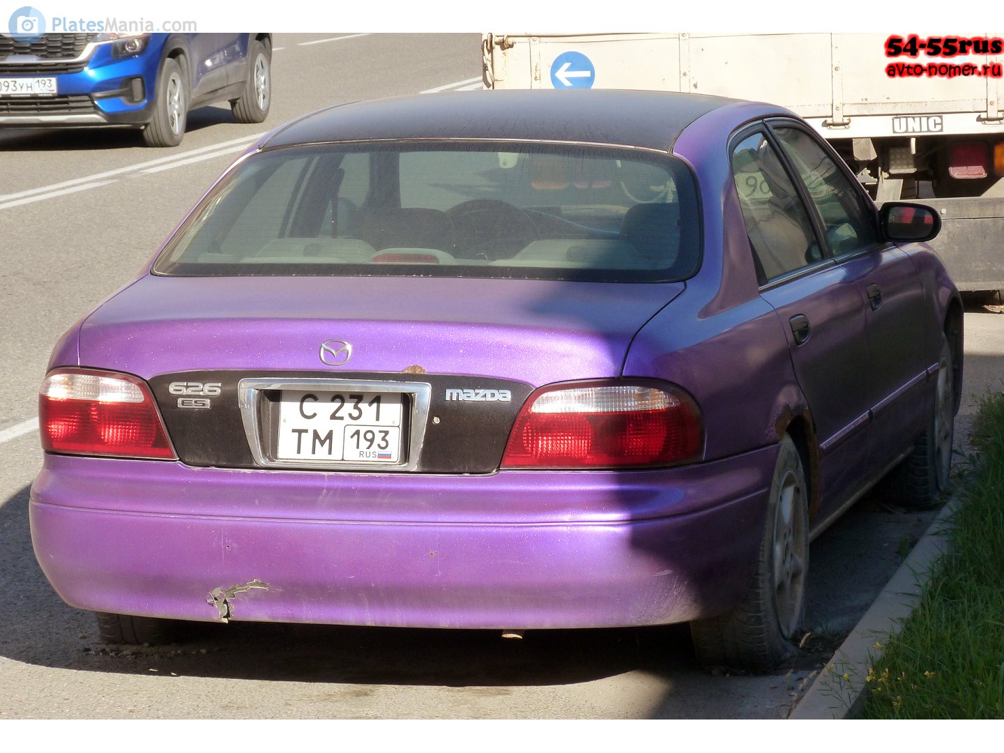 с 231 тм 193, Mazda 626 5th gen Sedan (GF; NA-market), 1997–2002