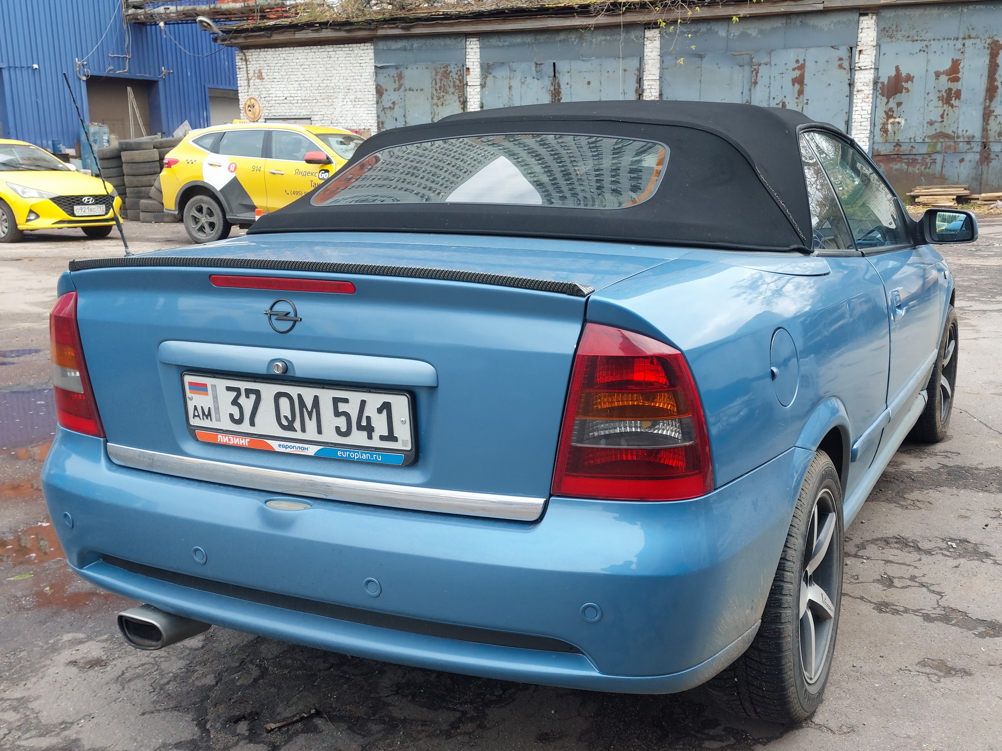 37 QM 541, Opel Astra 2nd gen Cabriolet (G; T98), 2000–2004