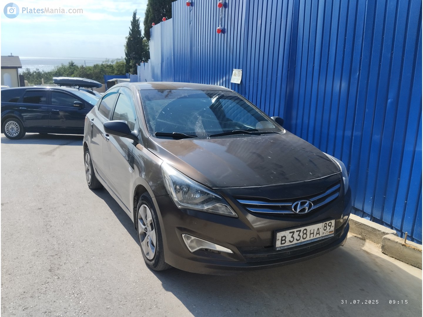 в 338 на 89, Hyundai Solaris 1st gen Sedan (RB), facelift, 2014–2017