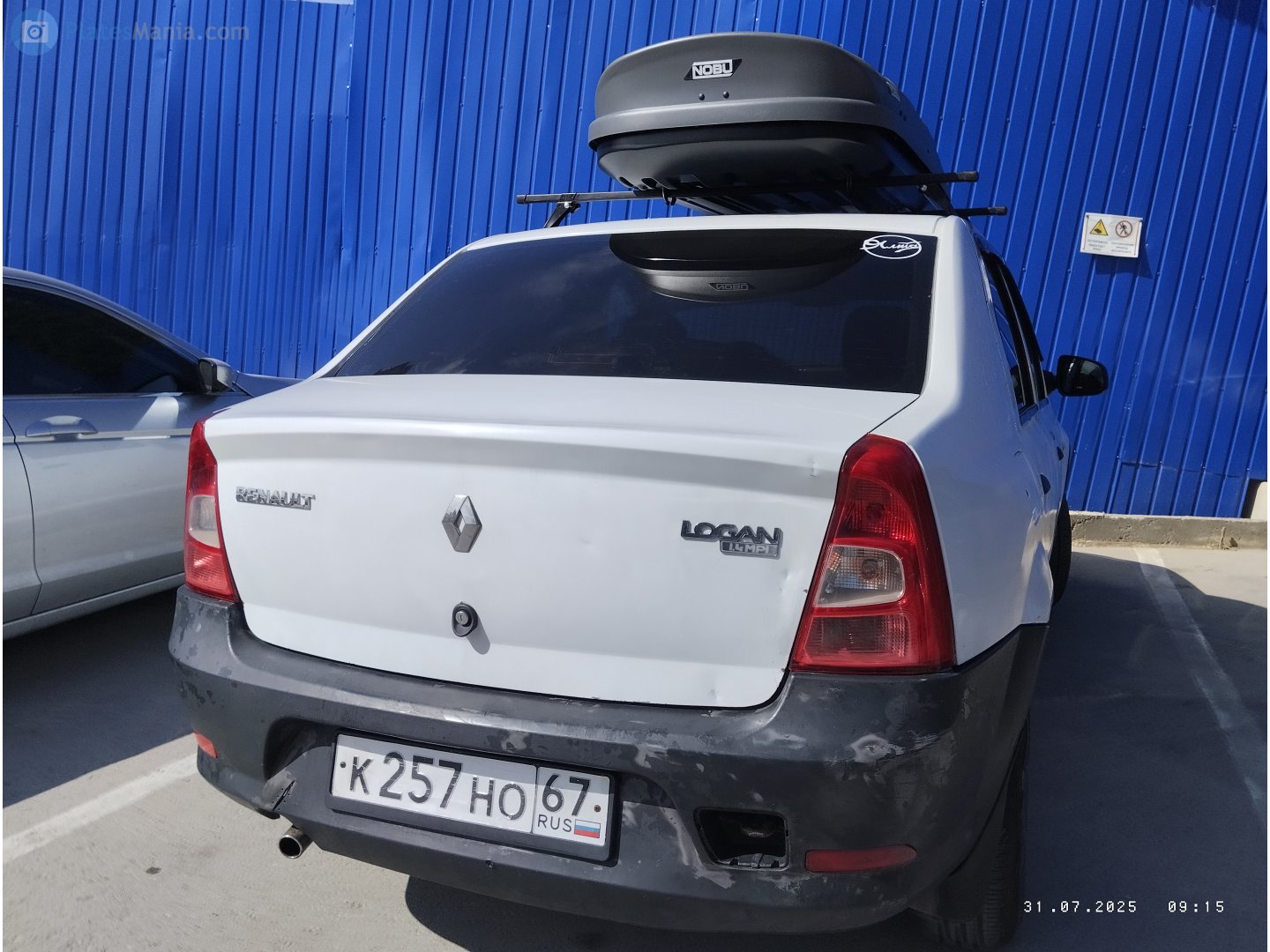 к 257 но 67, Renault Logan 