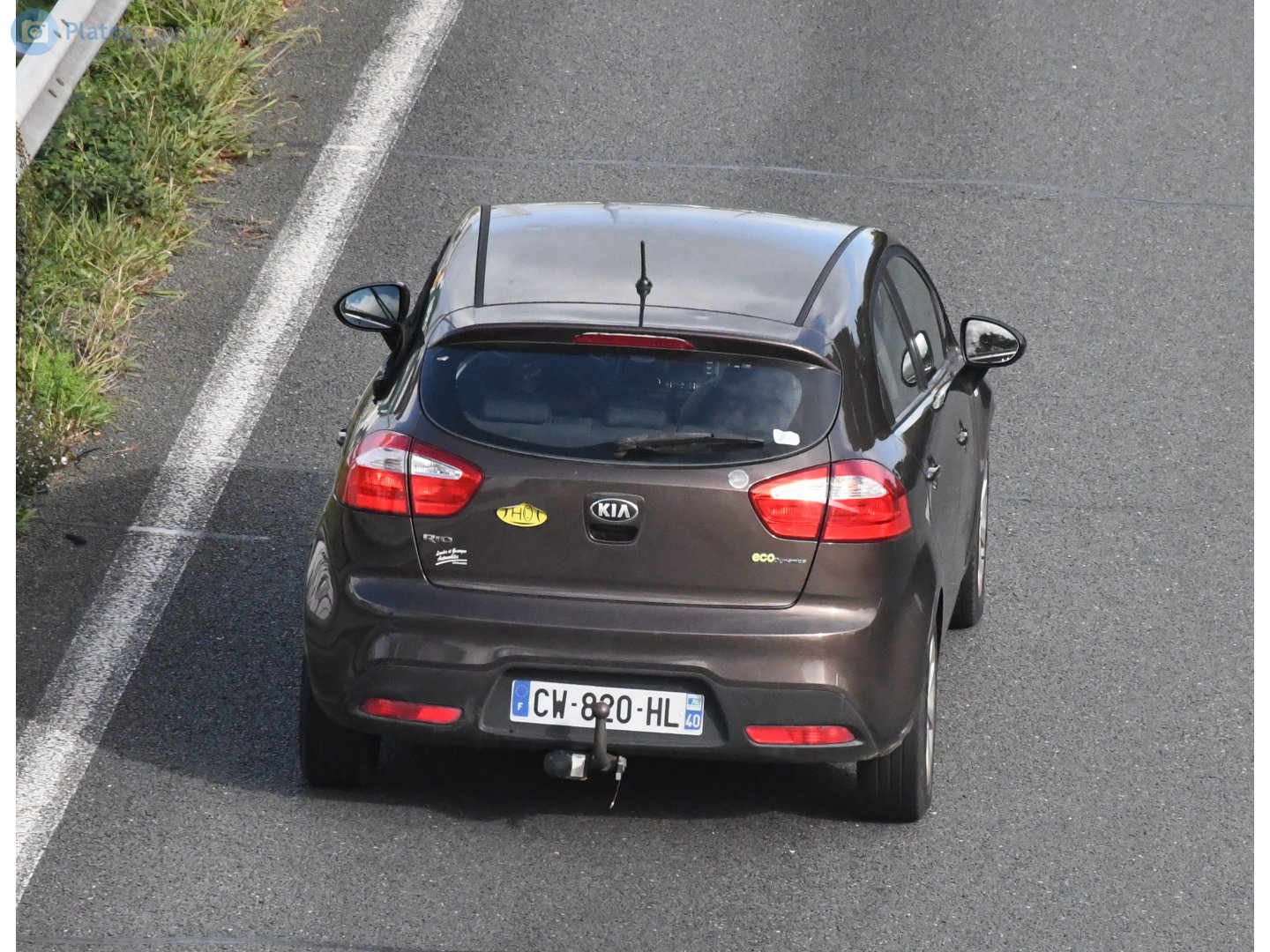 CW-820-HL, Kia Rio 3rd gen 5-door Hatch (UB; Global-market), 2011–2017