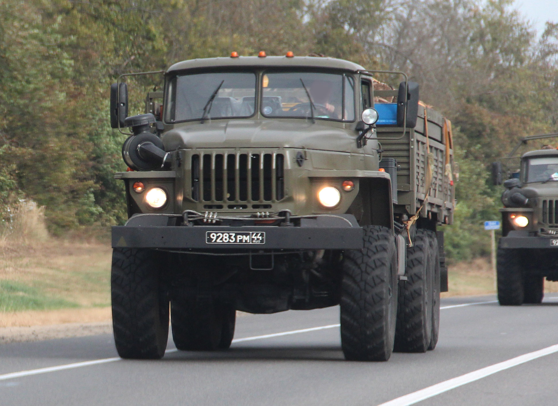 9283 рм 44, Ural (UralAZ) 4320/5557 4320/5557 6×6, 1977–