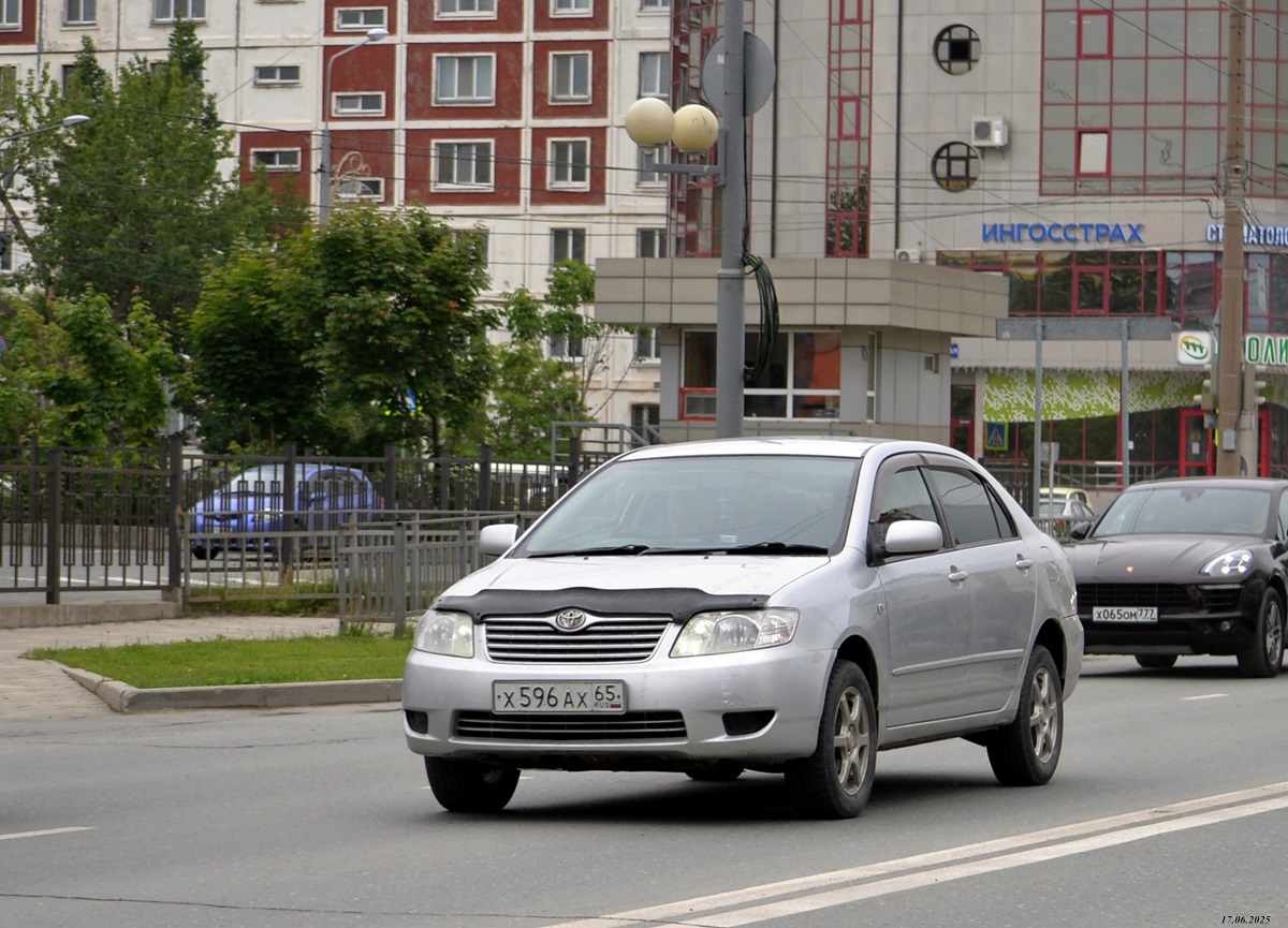 х 596 ах 65, Toyota Corolla 9th gen Sedan (E120; Global-market), 2000–2007