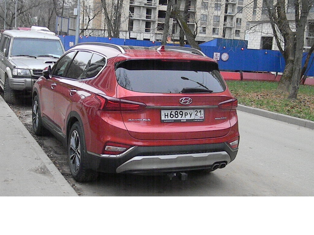 н 689 ру 21, Hyundai Santa Fe 