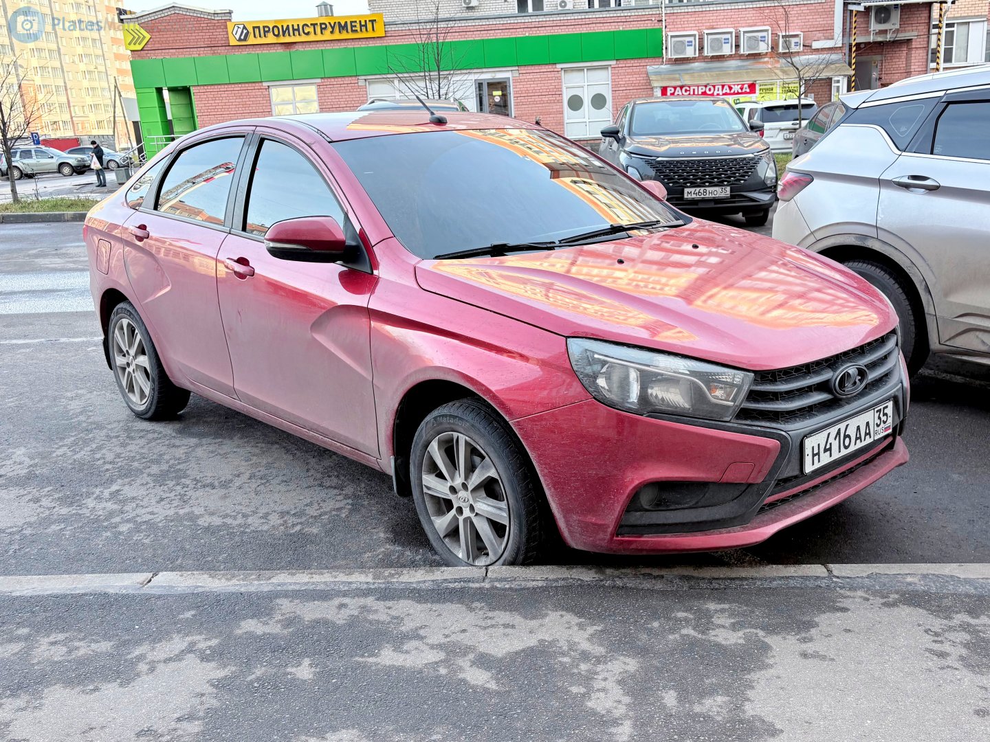 н 416 аа 35, Lada (VAZ) Vesta 1st gen Sedan (GFL), 2015–2022