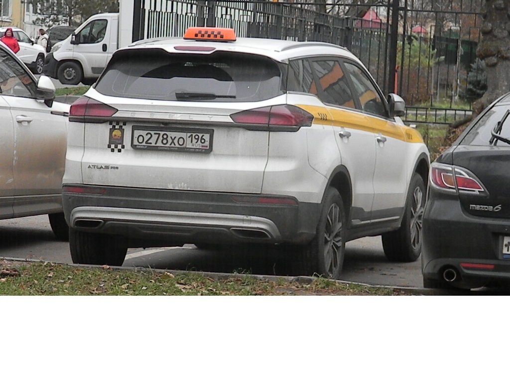 о 278 хо 196, Geely Atlas 1st gen Pro (NL-3B; CIS-market), facelift, 2021–2024