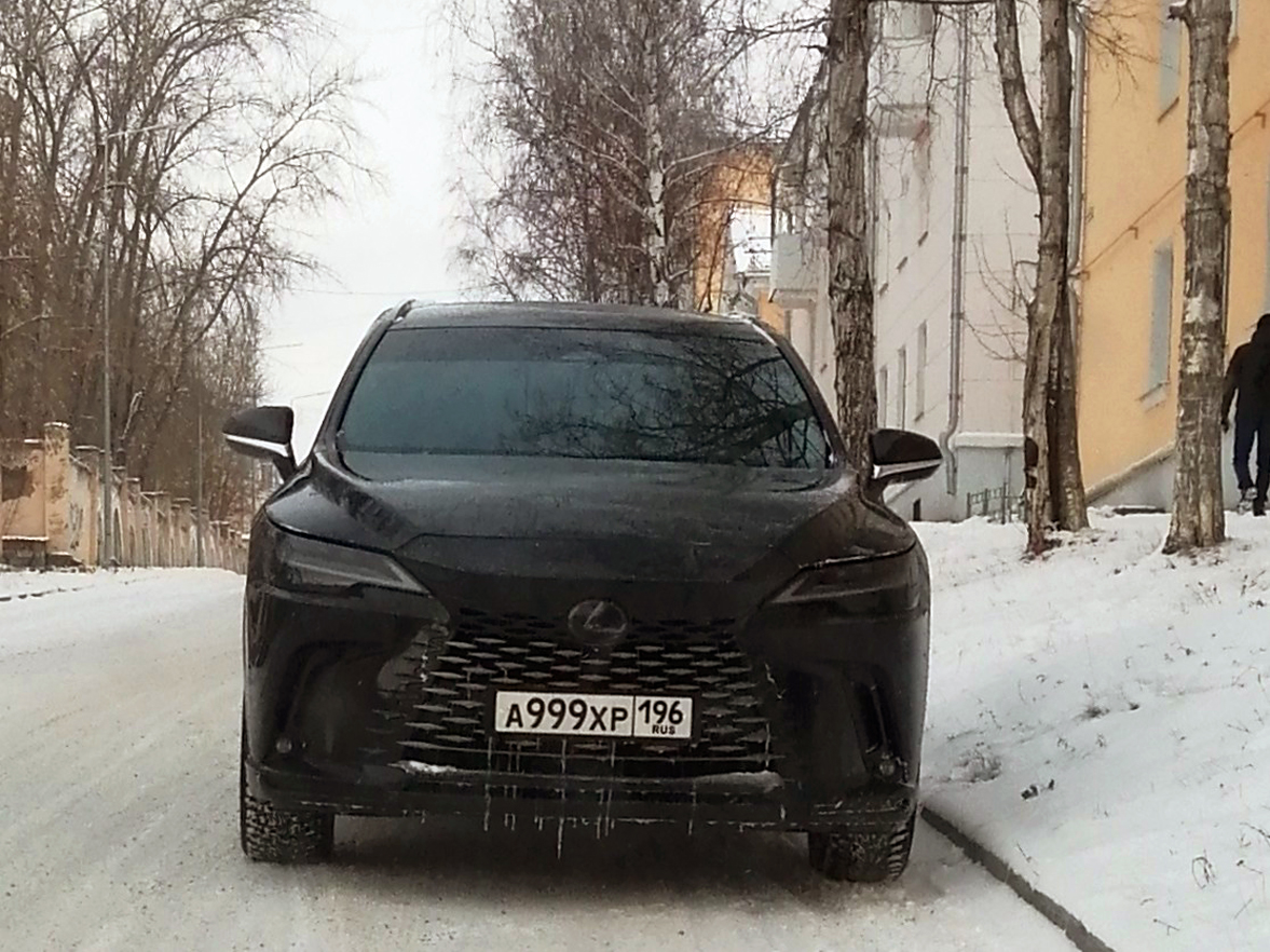 а 999 хр 196, Lexus RX 5th gen (AL30), 2022–