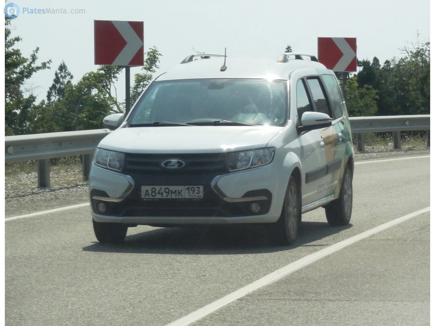 а 849 мк 193, Lada (VAZ) Largus 1st gen R90, facelift (KS0/RS0), 2021–