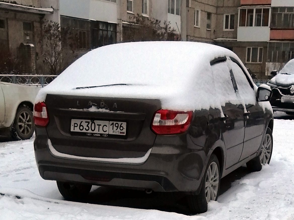 р 630 тс 196, Lada (VAZ) 2191 Granta 2191, facelift, 2018–