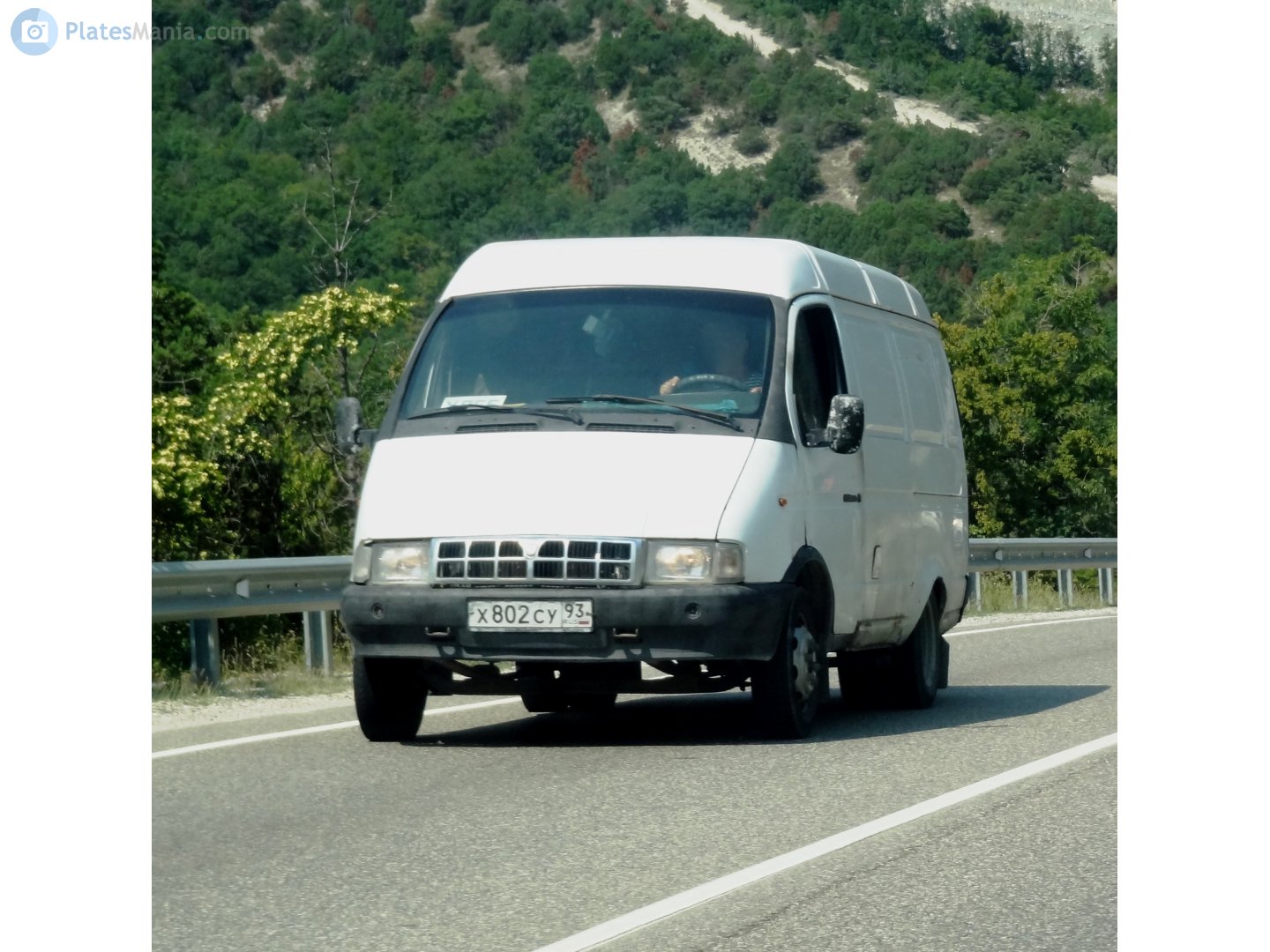 х 802 су 93, GAZ 2705 ГАЗель 1-2705 Van, 1995–2003