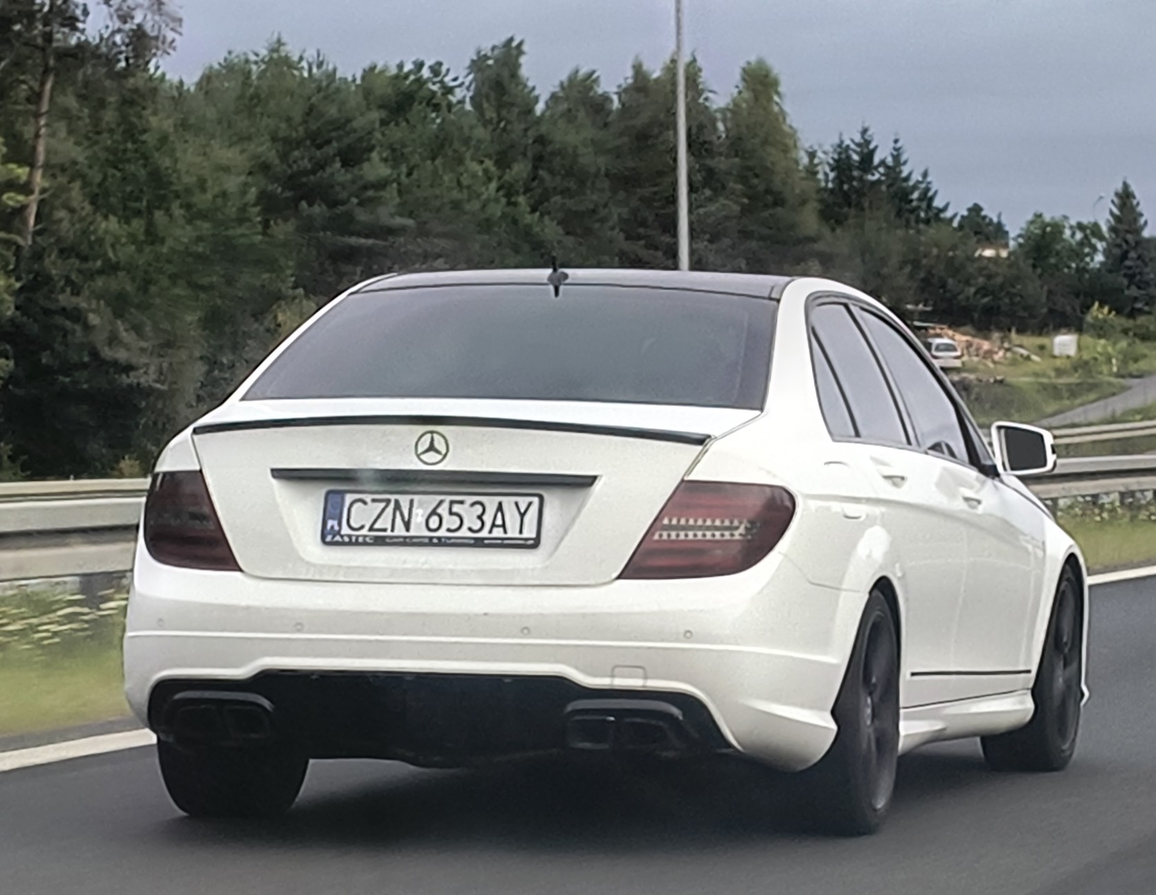 CZN 653AY, Mercedes-Benz C-Klasse 3rd gen Sedan (W204), 2007–2015