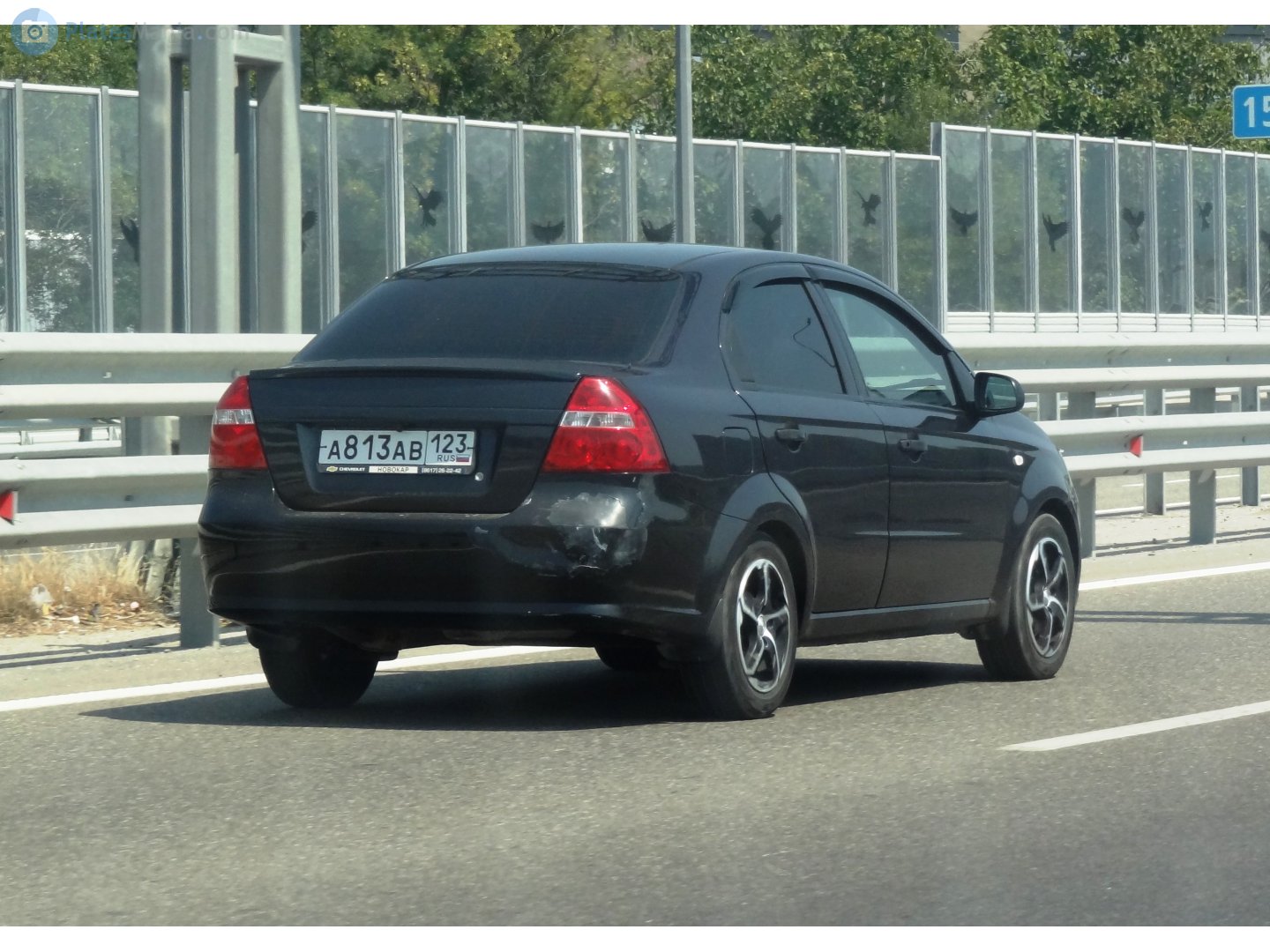 а 813 ав 123, Chevrolet Aveo 1st gen Sedan (T250), facelift, 2006–2016