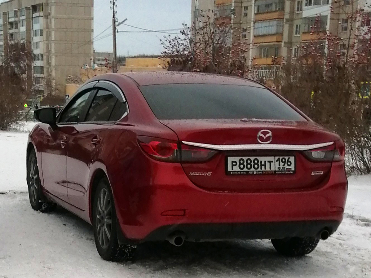 р 888 нт 196, Mazda 6 3rd gen Sedan (GJ), 2012–2018