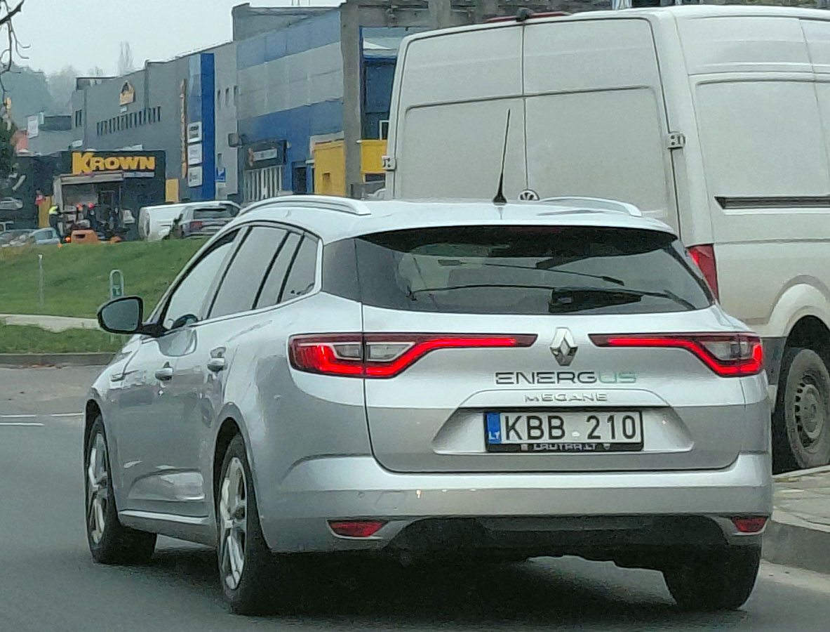 KBB 210, Renault Mégane 4th gen Estate Wagon (KFB), 2016–