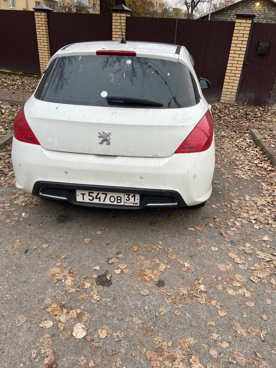 т 547 ов 31, Peugeot 308 