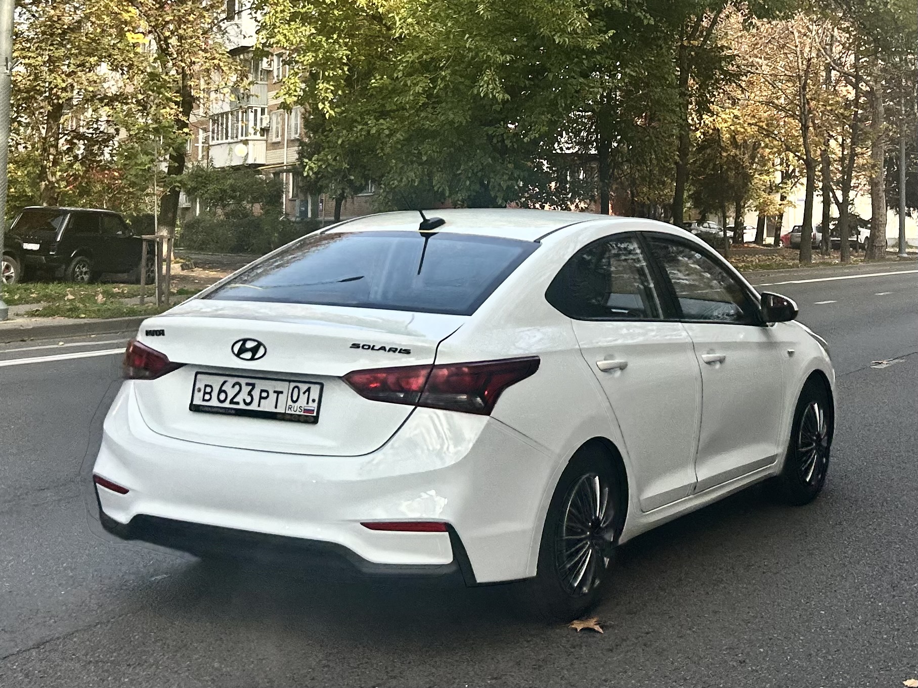 в 623 рт 01, Hyundai Solaris 2nd gen (HCR), 2017–2020