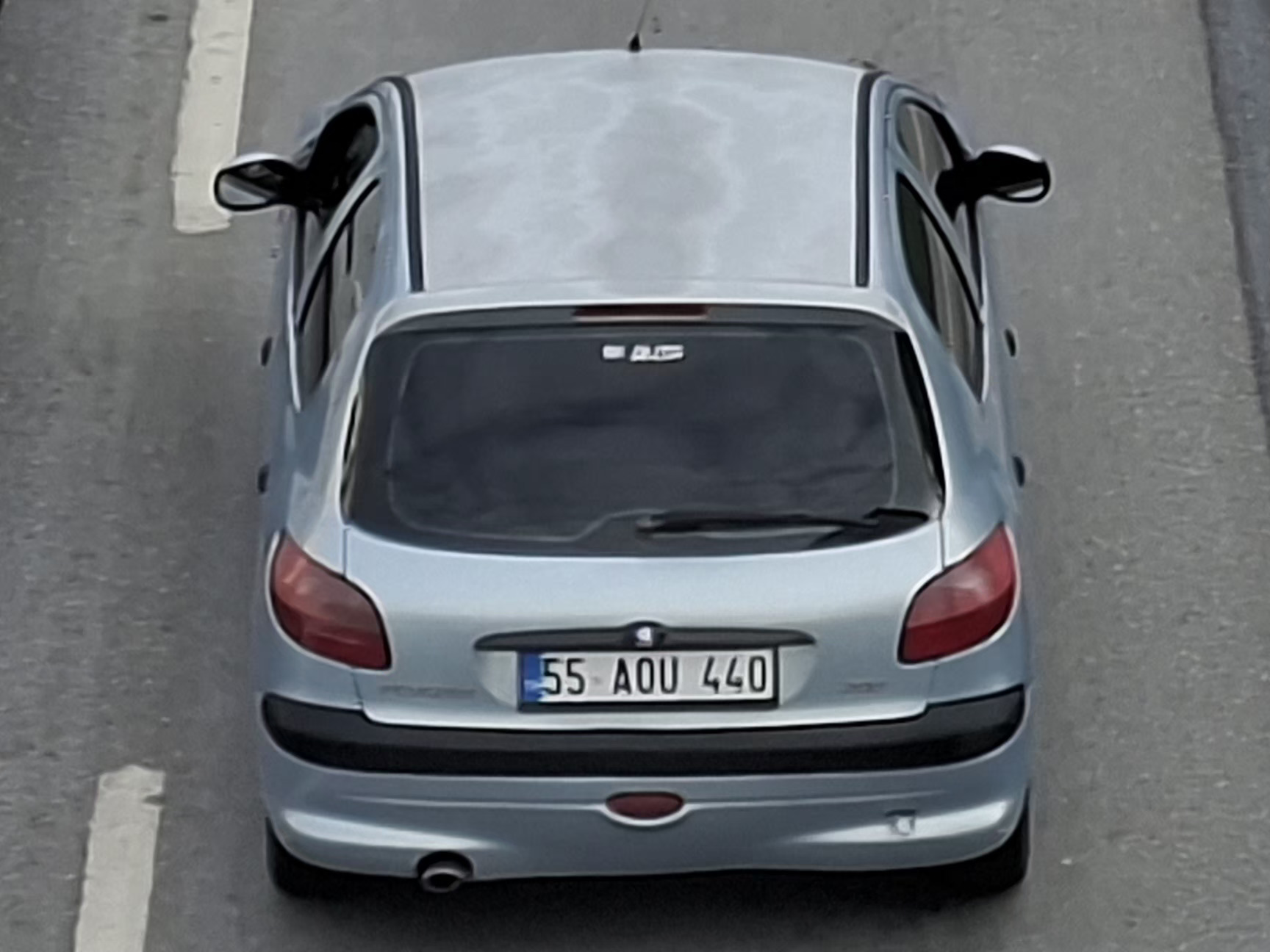 55 AOU 440, Peugeot 206 1st gen 5-door Hatch (T11), 1998–2009 (–2012 for IR-market)