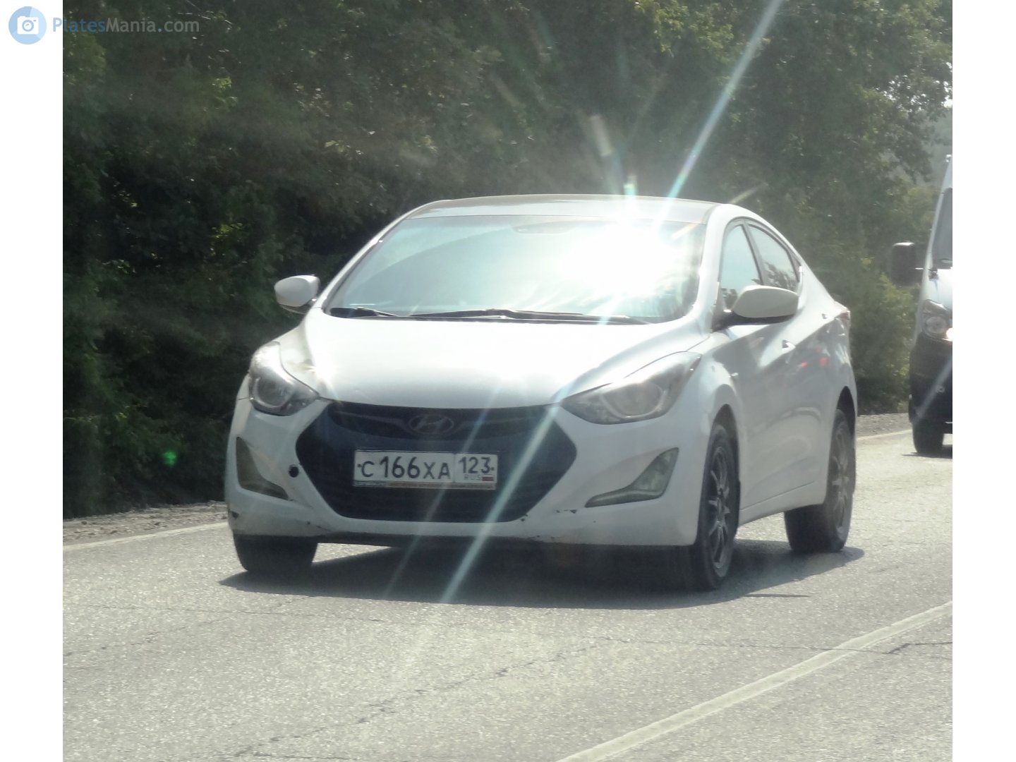 с 166 ха 123, Hyundai Elantra 5th gen Sedan (MD), 2010–2016