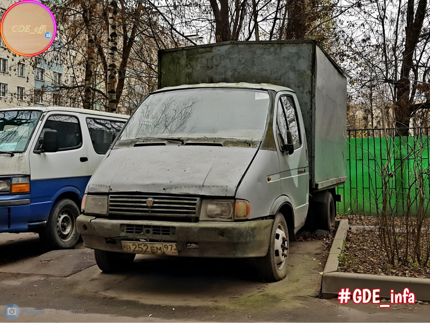 в 252 ем 97, GAZ 3302 ГАЗель 1-3302 Single Cab, 1994–2003